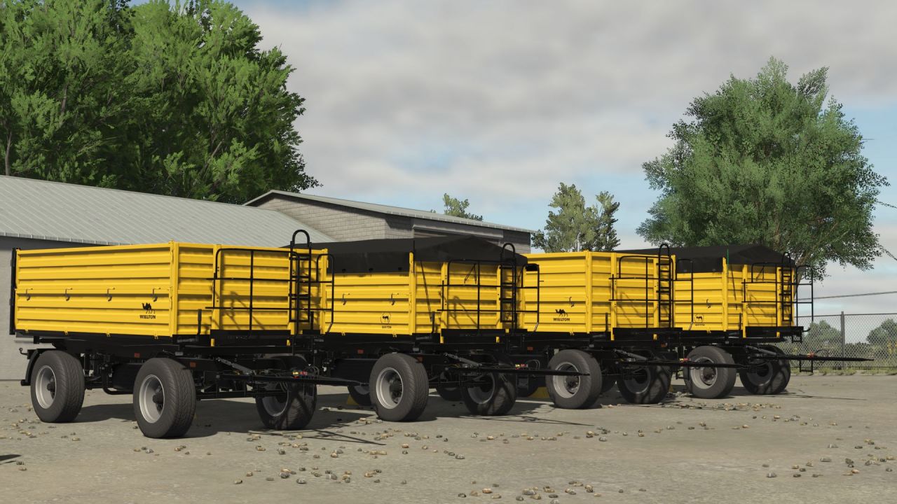 Efficient Wielton 10-12T Trailer — Large Capacity and Many Configurations for FS25 - Screenshots