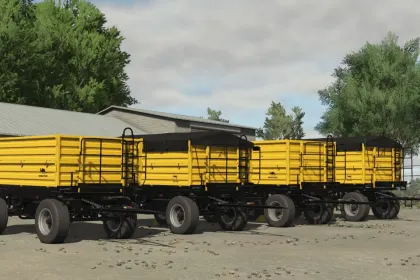 Efektywny Przyczep Wielton 10-12T — Duża Pojemność i Wiele Konfiguracji dla FS25 — 2