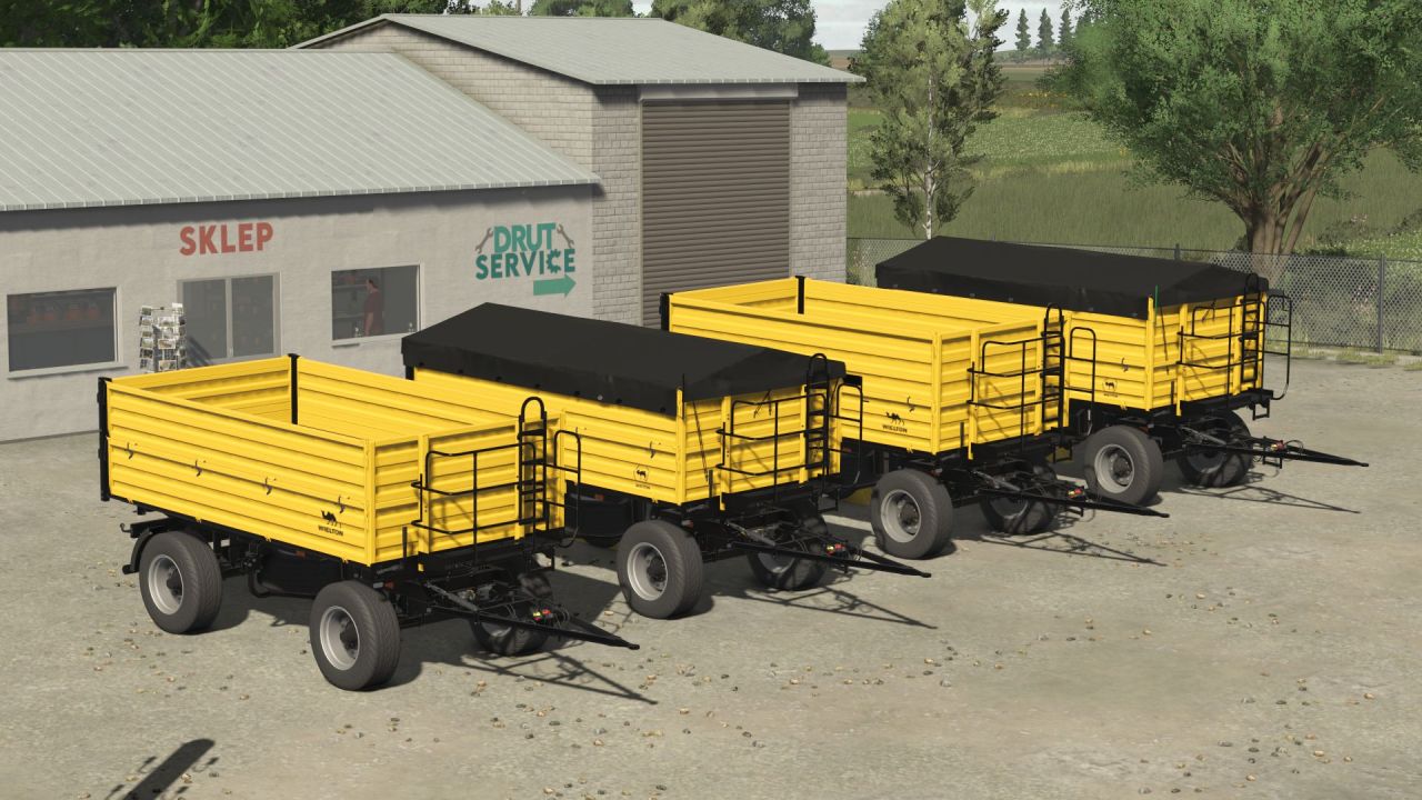 Efficient Wielton 10-12T Trailer — Large Capacity and Many Configurations for FS25 - Screenshots