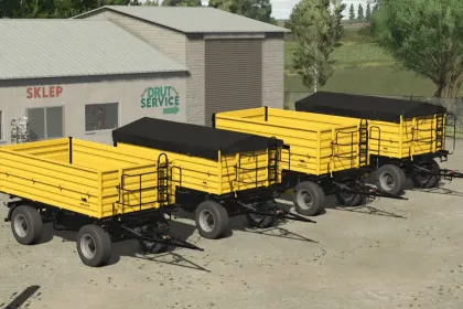 Efektywny Przyczep Wielton 10-12T — Duża Pojemność i Wiele Konfiguracji dla FS25 — 3