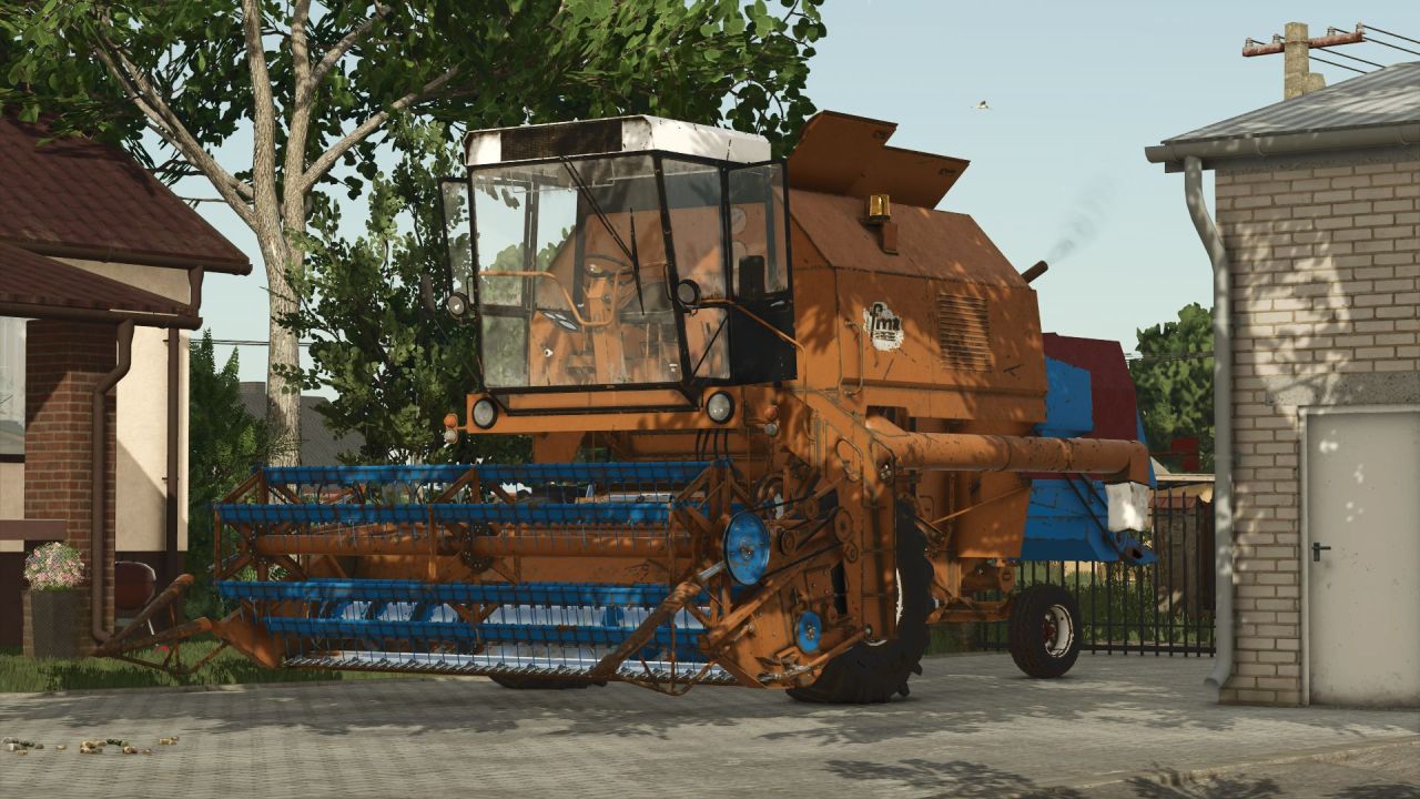 Легендарний Комбайн Bizon Rekord Z058 Pack — Повний Набір з Жаткою та Візком для FS25