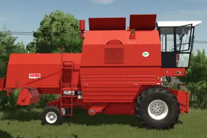 Легендарний Комбайн Bizon Rekord Z058 Pack — Повний Набір з Жаткою та Візком для FS25 — 5