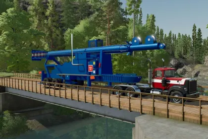 Канатна трелювальна установка Hallbilt 110 Tower Yarder для Farming Simulator 22