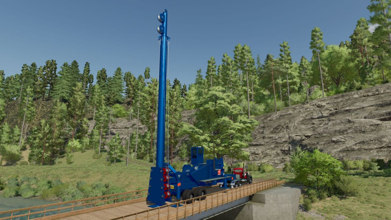Канатна трелювальна установка Hallbilt 110 Tower Yarder для Farming Simulator 22