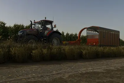 Причіпний кормозбиральний комбайн Case IH FHX300 для Farming Simulator 25
