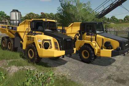 Самоскид Komatsu HM300 для Farming Simulator 25