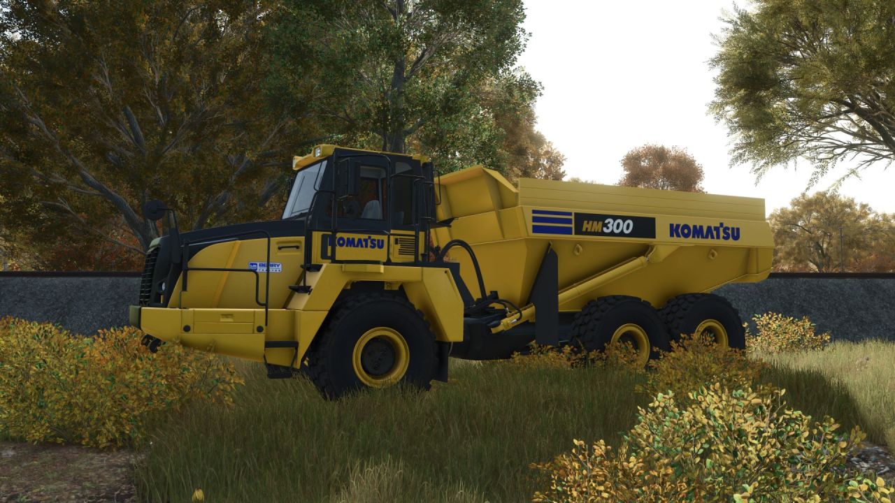 Kiepwagen Komatsu HM300 voor Farming Simulator 25