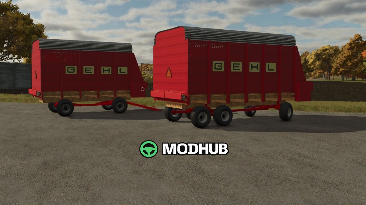 Причіп Gehl BU910 V1.0 для FS25
