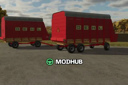 Причіп Gehl BU910 V1.0 для FS25 — 2