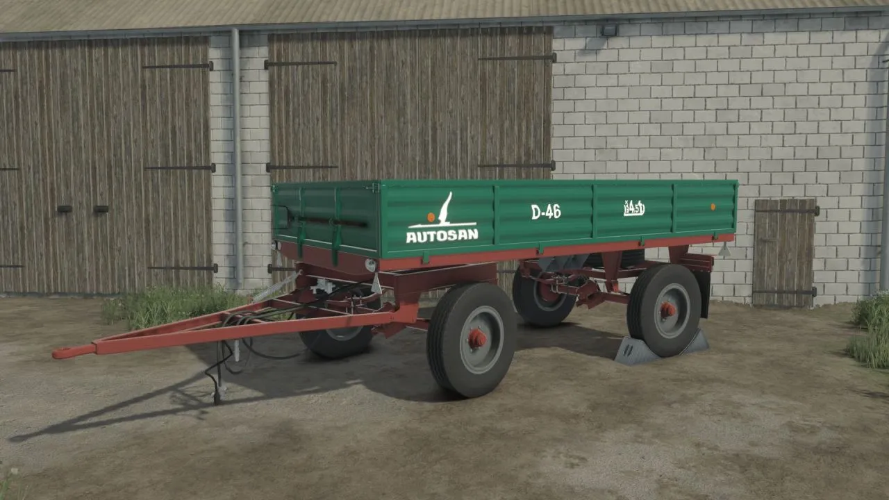 Efektywny Pak Przyczep Autosan D46/D47 z Autoload do Bel w Farming Simulator 25