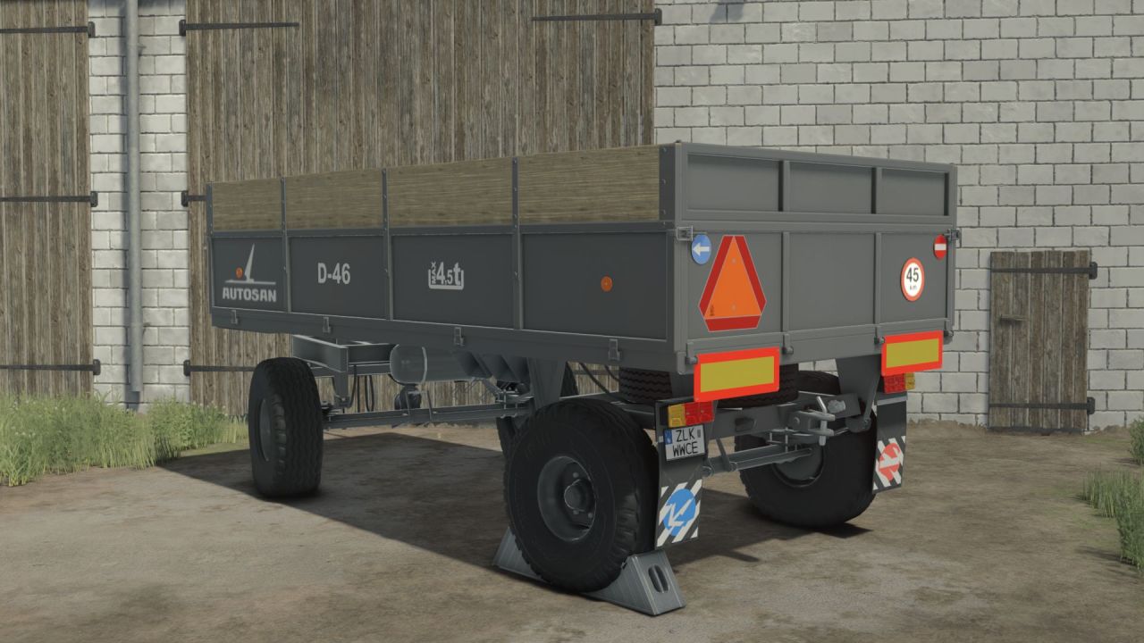 Efektywny Pak Przyczep Autosan D46/D47 z Autoload do Bel w Farming Simulator 25
