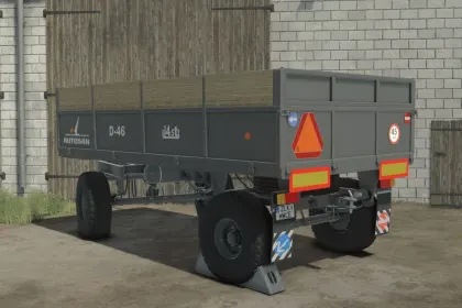 Efektywny Pak Przyczep Autosan D46/D47 z Autoload do Bel w Farming Simulator 25 — 2