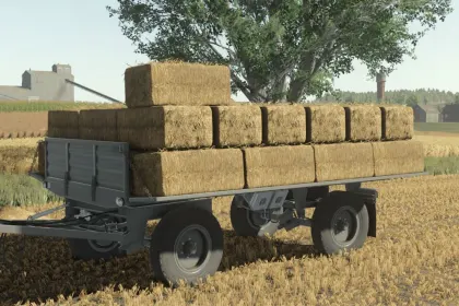 Efektywny Pak Przyczep Autosan D46/D47 z Autoload do Bel w Farming Simulator 25 — 4