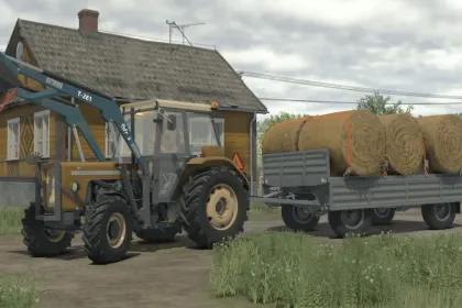 Efektywny Pak Przyczep Autosan D46/D47 z Autoload do Bel w Farming Simulator 25 — 5