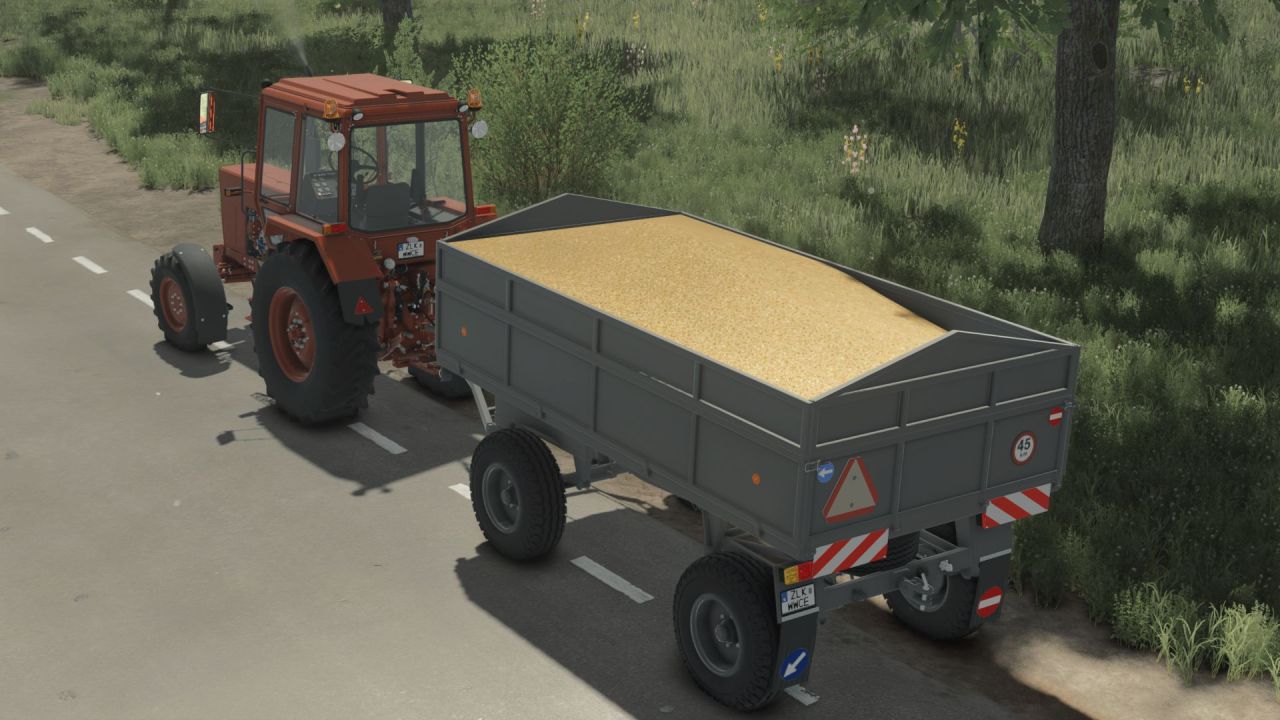 Efektywny Pak Przyczep Autosan D46/D47 z Autoload do Bel w Farming Simulator 25