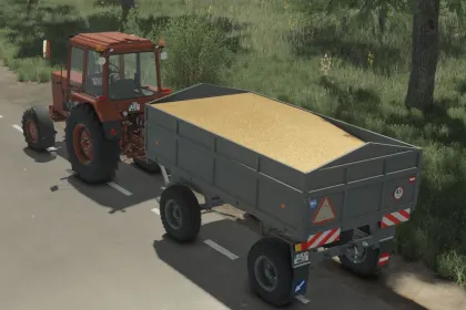 Efektywny Pak Przyczep Autosan D46/D47 z Autoload do Bel w Farming Simulator 25 — 6