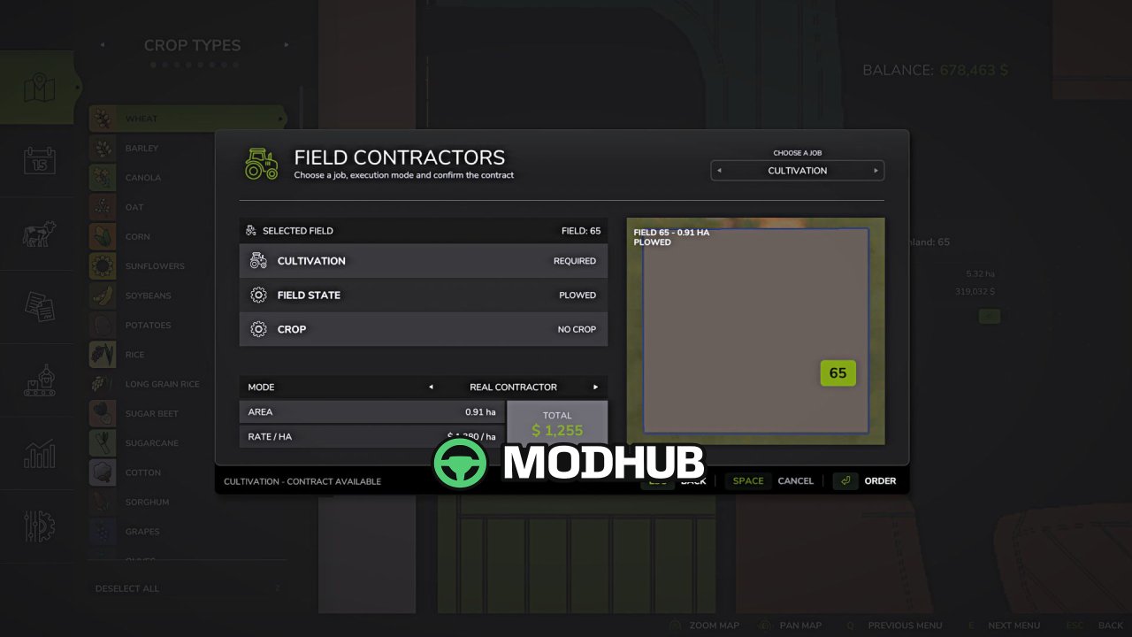 Скрипт Field creation V1.1 для FS25