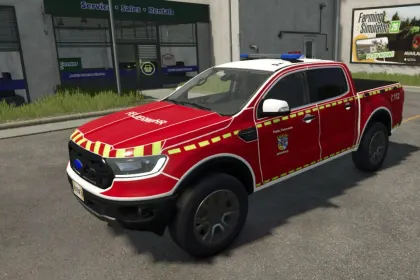 Автомобіль Ford Ranger Mittelberg Volunteer Fire Department для Farming Simulator 25