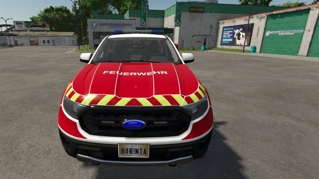 Автомобіль Ford Ranger Mittelberg Volunteer Fire Department для Farming Simulator 25
