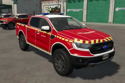 Автомобіль Ford Ranger Volunteer Fire Department для Farming Simulator 25