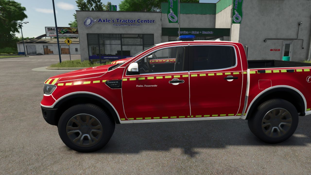 Автомобіль Ford Ranger Volunteer Fire Department для Farming Simulator 25