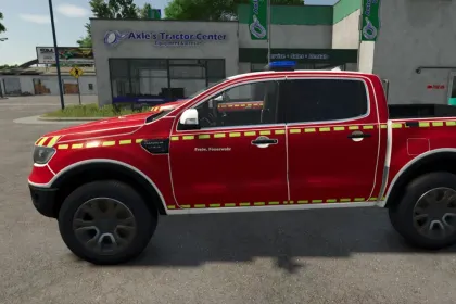 Автомобіль Ford Ranger Volunteer Fire Department для Farming Simulator 25 — 2