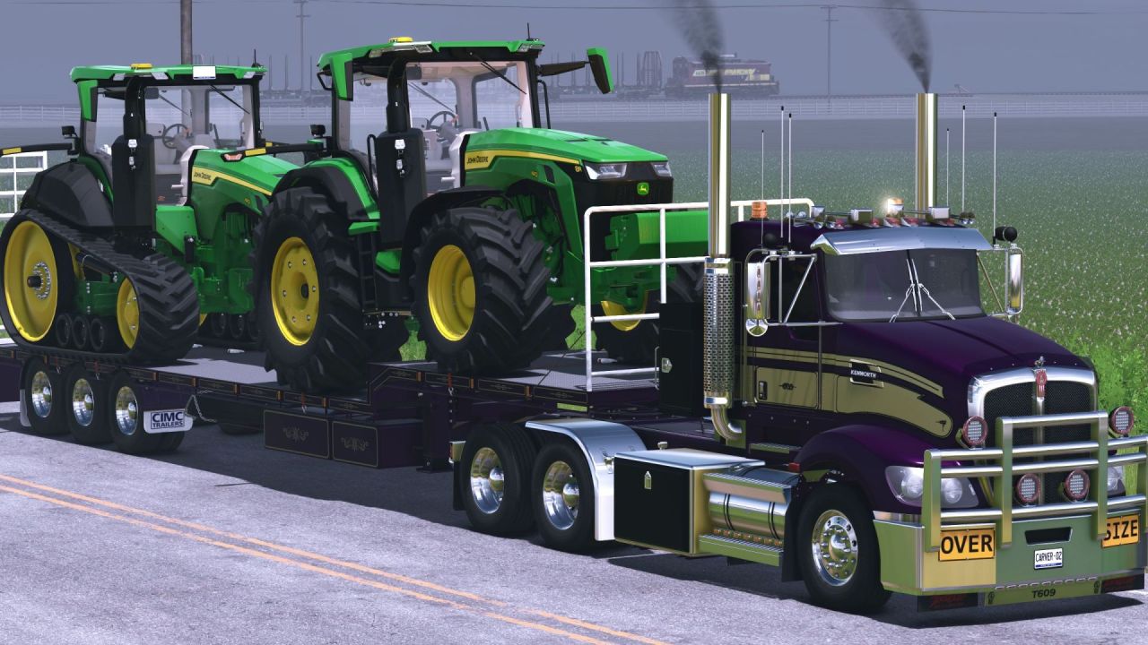 Kenworth T609 vrachtwagen voor Farming Simulator 25