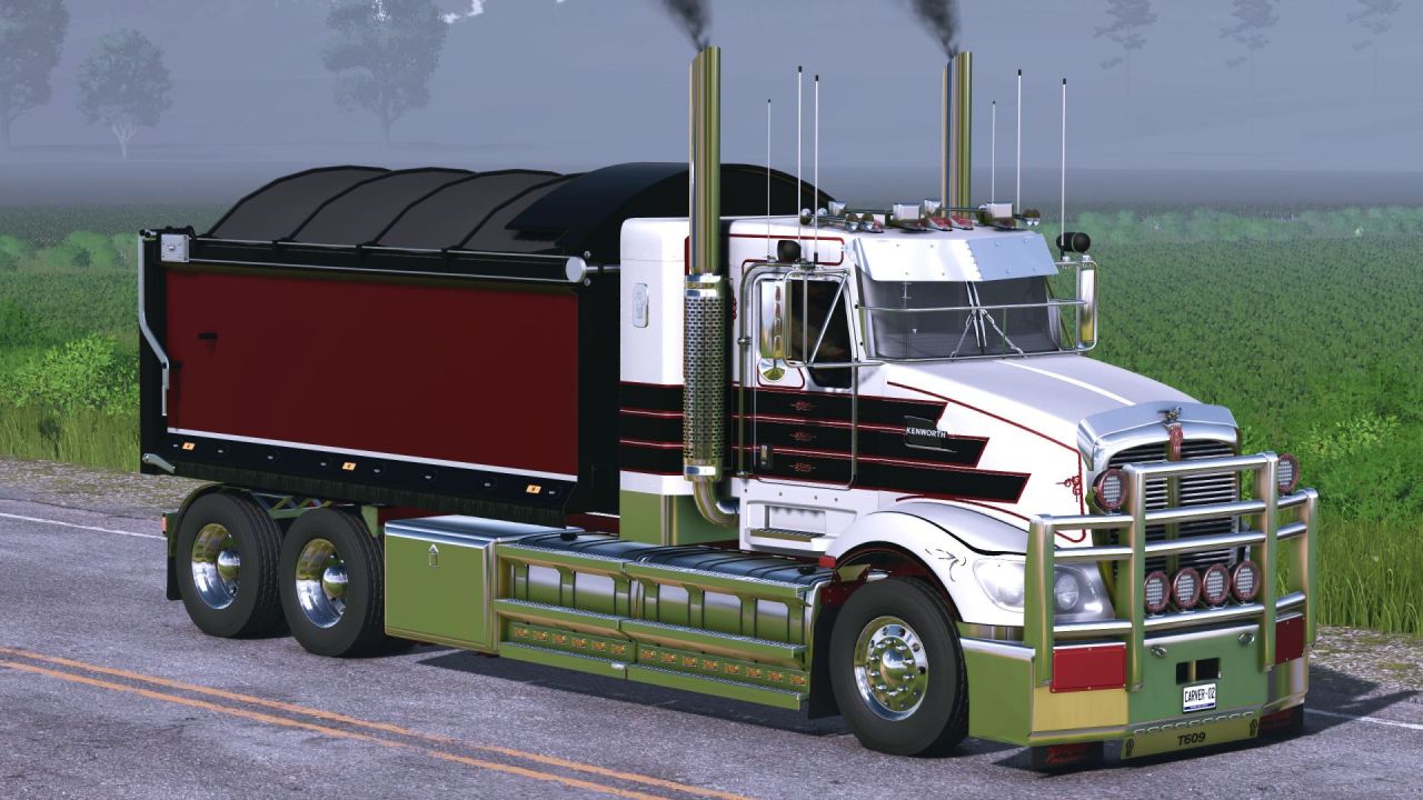 Kenworth T609 vrachtwagen voor Farming Simulator 25