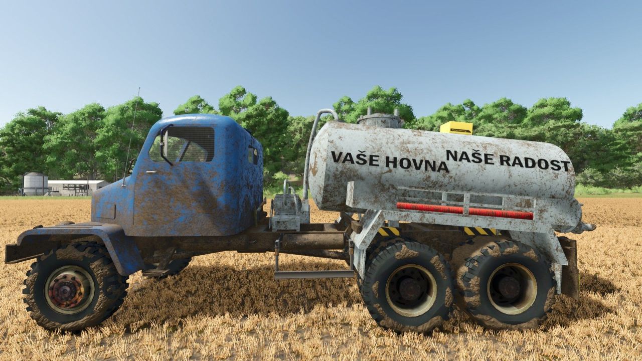 Легендарна Вантажівка Praga V3S M1 з Краном та Модулями для Farming Simulator 25