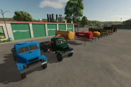 Legendärer Lkw Praga V3S M1 mit Kran und Modulen für Farming Simulator 25 — 3