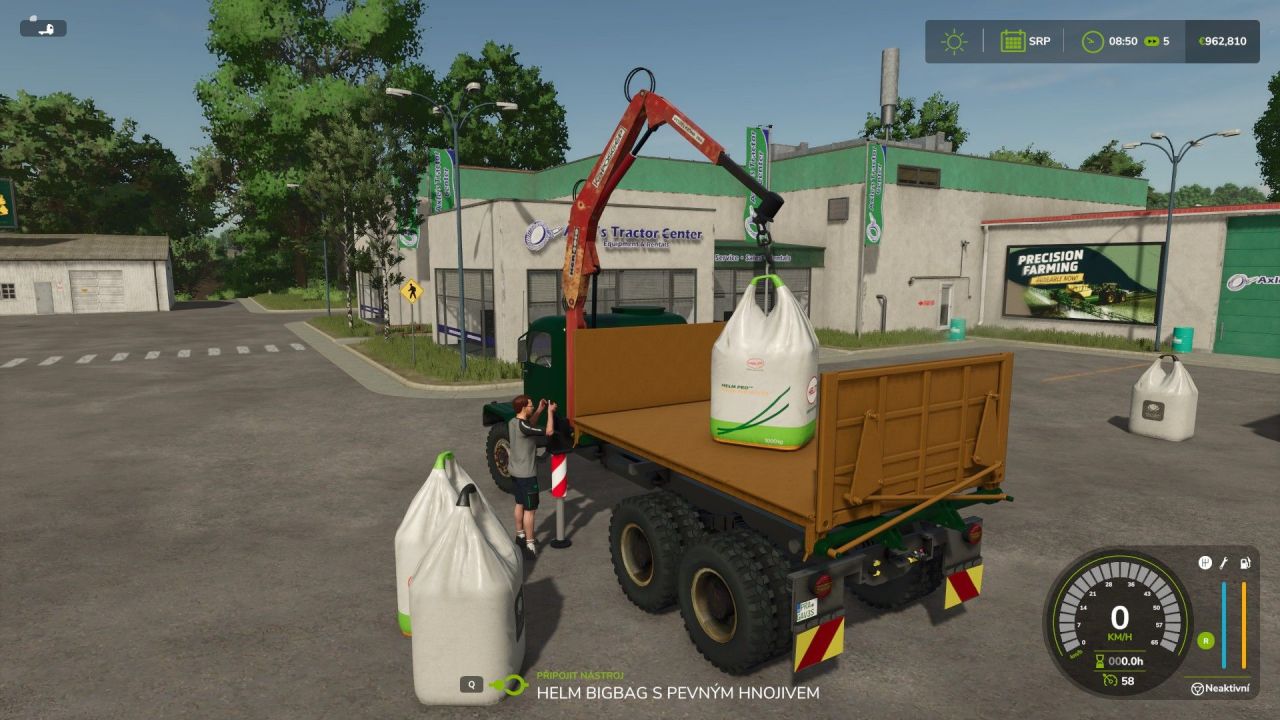 Legendärer Lkw Praga V3S M1 mit Kran und Modulen für Farming Simulator 25