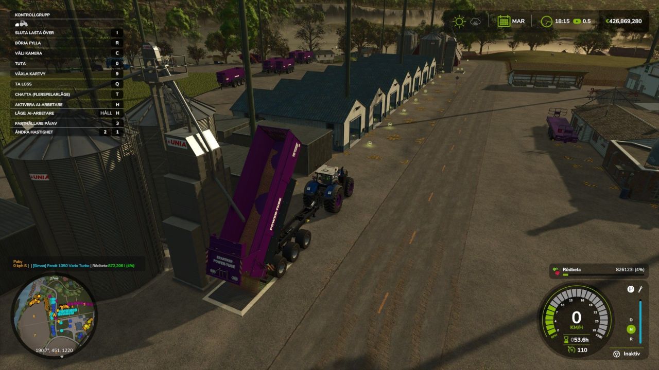 Причіп Brantner Tube XXL MultiFill 1K–20M для Farming Simulator 25