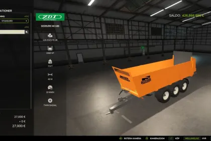Розкидач гною Dezeure MC186 V2 для Farming Simulator 25