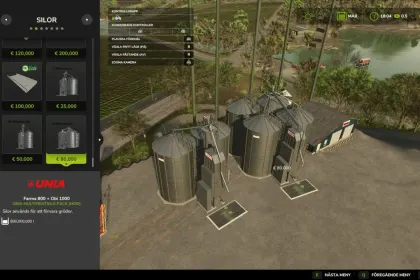 Сілосховище Unia Multifruit Silo Pack V2 для Farming Simulator 25
