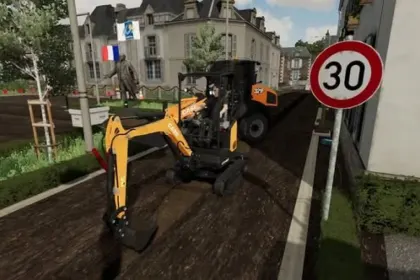 Міні-екскаватор Case CX18D для Farming Simulator 25 — 3