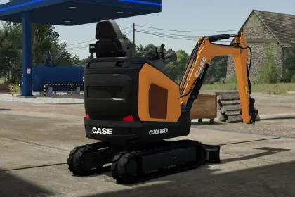 Міні-екскаватор Case CX18D для Farming Simulator 25 — 6