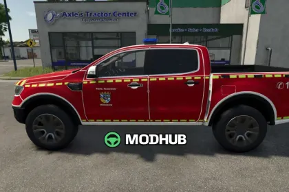 Ford Ranger 2019 Mittelberg itfaiye tasarımı pickup FS25 — 4