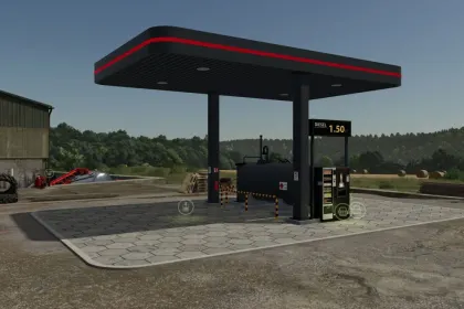 АЗС Agri Fuel Station для Farming Simulator 25