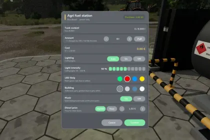 Posto de combustível Agri Fuel Station para Farming Simulator 25 — 5