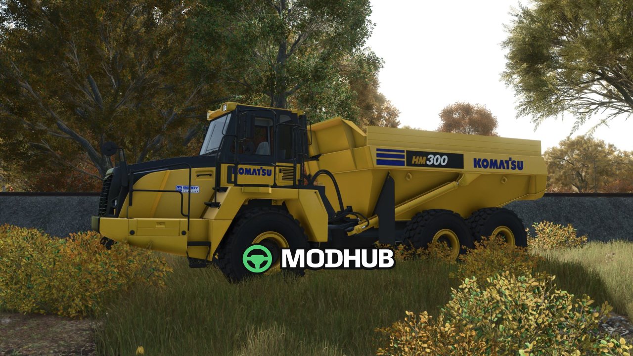 Camião basculante Komatsu HM300 para FS25 – Versões HM300-2 e HM300-5