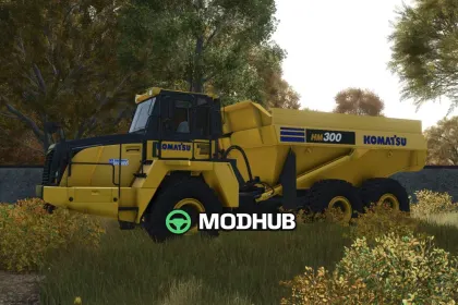 Camião basculante Komatsu HM300 para FS25 – Versões HM300-2 e HM300-5 — 2
