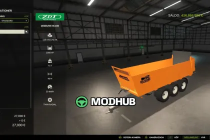 Розкидач Dezeure MC186 V2 для FS25