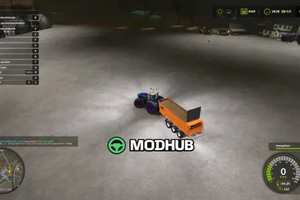 Розкидач Dezeure MC186 V2 для FS25 — 3
