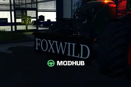 Відвал Foxwild Pusher для FS25 — 3