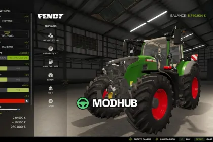 Скрипт TerraLine GPS v1.0 для FS25 — 2