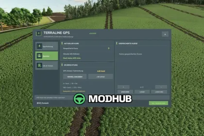 Скрипт TerraLine GPS v1.0 для FS25 — 3