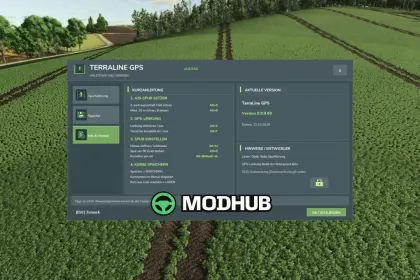 Скрипт TerraLine GPS v1.0 для FS25 — 4