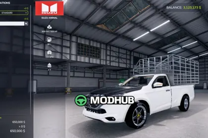 Автомобіль Isuzu D-Max / Mu-X Animal Transport для FS25