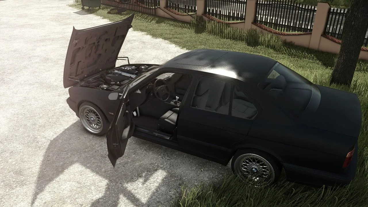 Legendärer BMW E34 — Schnelles Auto für Farming Simulator 25 mit Tuning