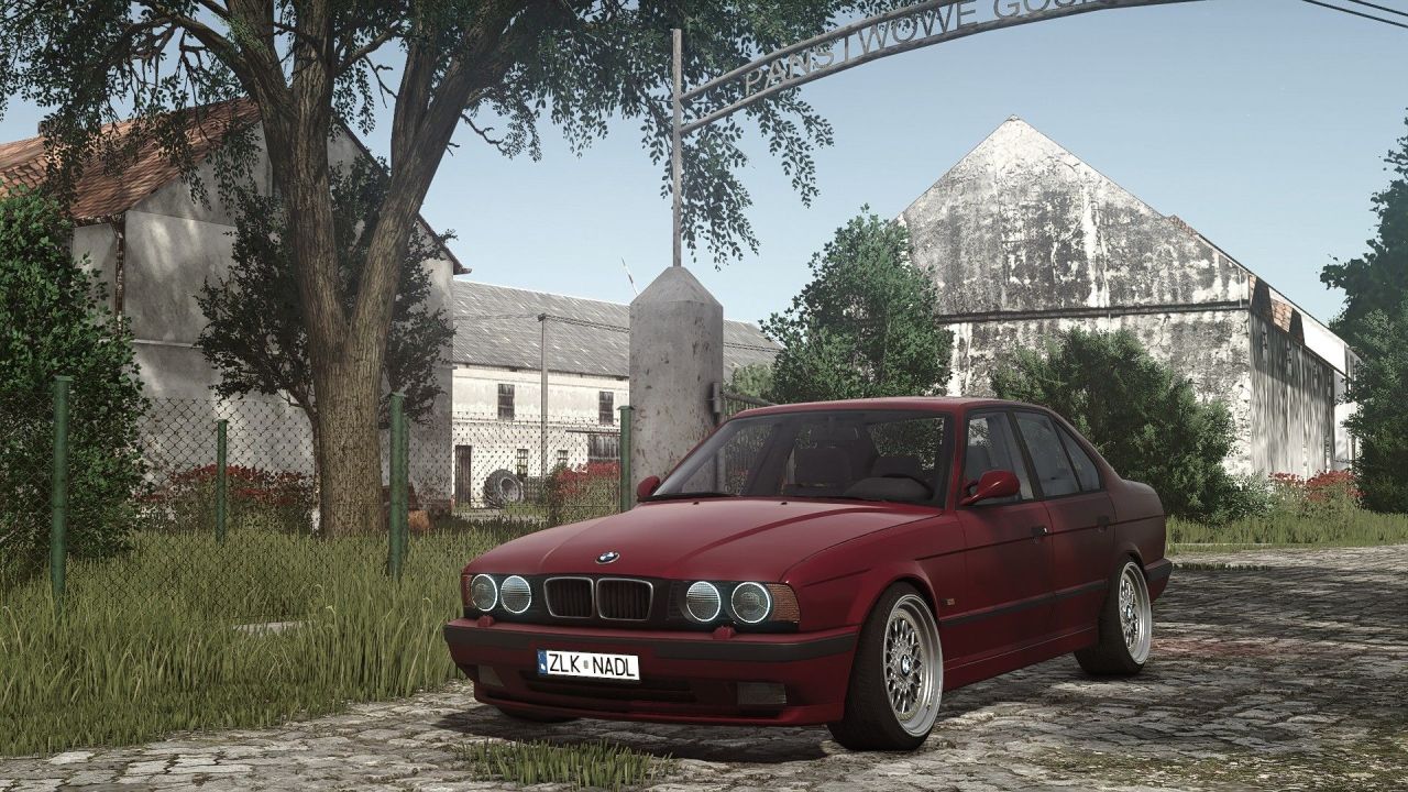 Legendärer BMW E34 — Schnelles Auto für Farming Simulator 25 mit Tuning - Screenshots